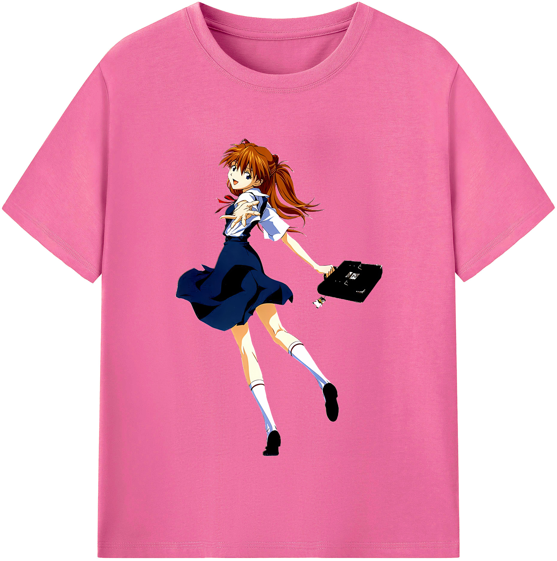 （画像用） EVA 新世紀エヴァンゲリオン レディースカジュアルプリントTシャツ（綿100％）